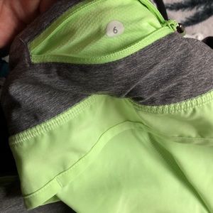 lululemon athletica Shorts - Lululemon EUC Sz 6 lime green speed shorts lululemon athletica Shorts - Lululemon EUC Sz 6 lime green speed shorts